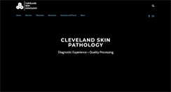 Desktop Screenshot of clevelandskinpathology.com