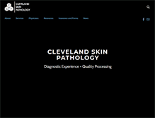 Tablet Screenshot of clevelandskinpathology.com